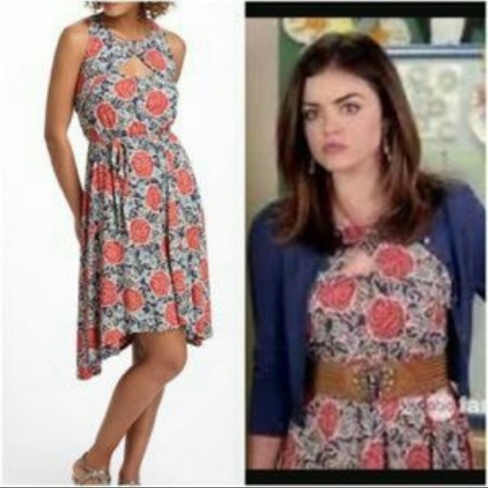 Anthropologie Lilka midi floral dress